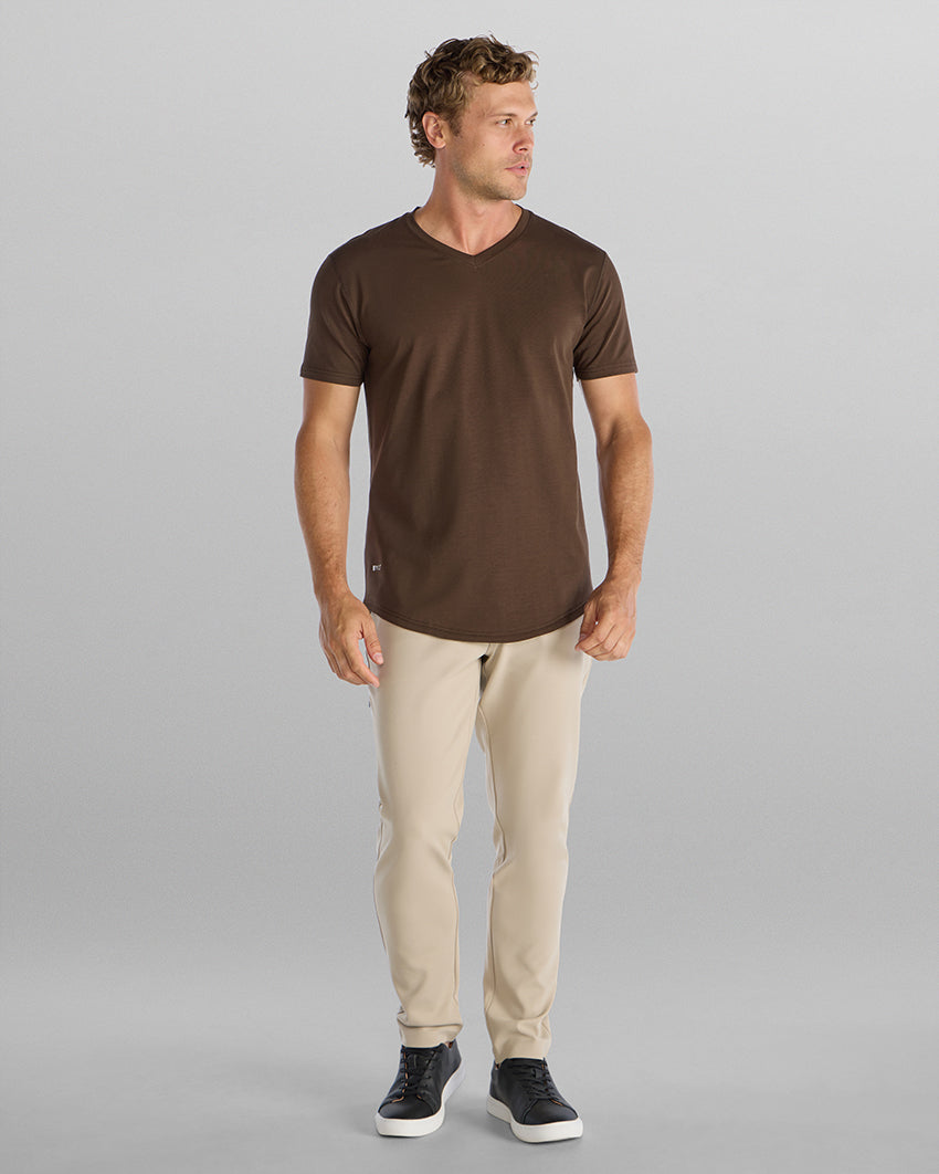 Drop-Cut V-Neck: LUX (Size L)