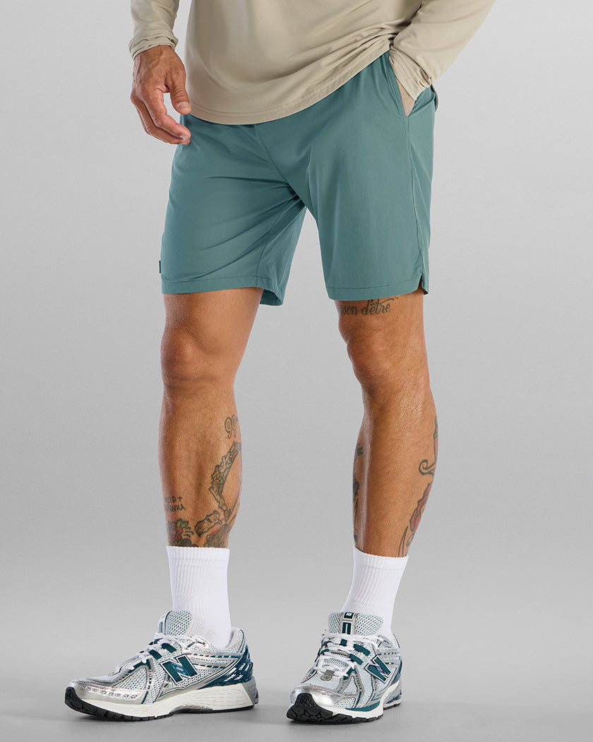 Dusty-Teal [inseam - 7"]