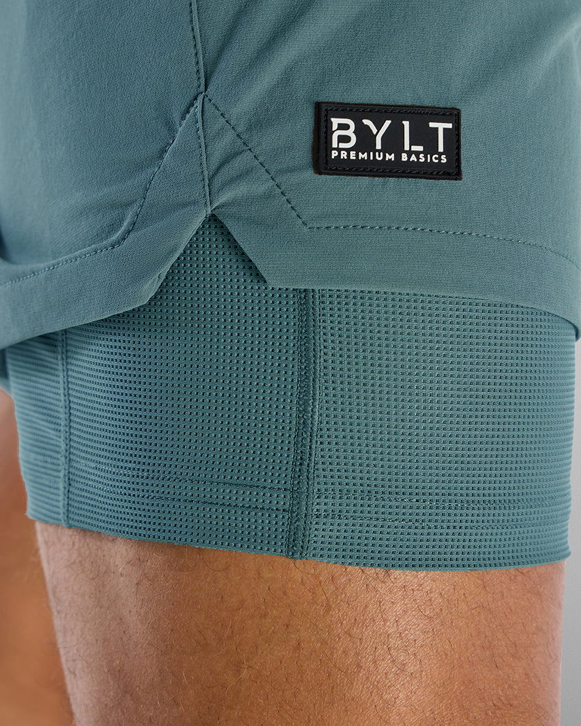 Dusty-Teal [inseam - 7"]