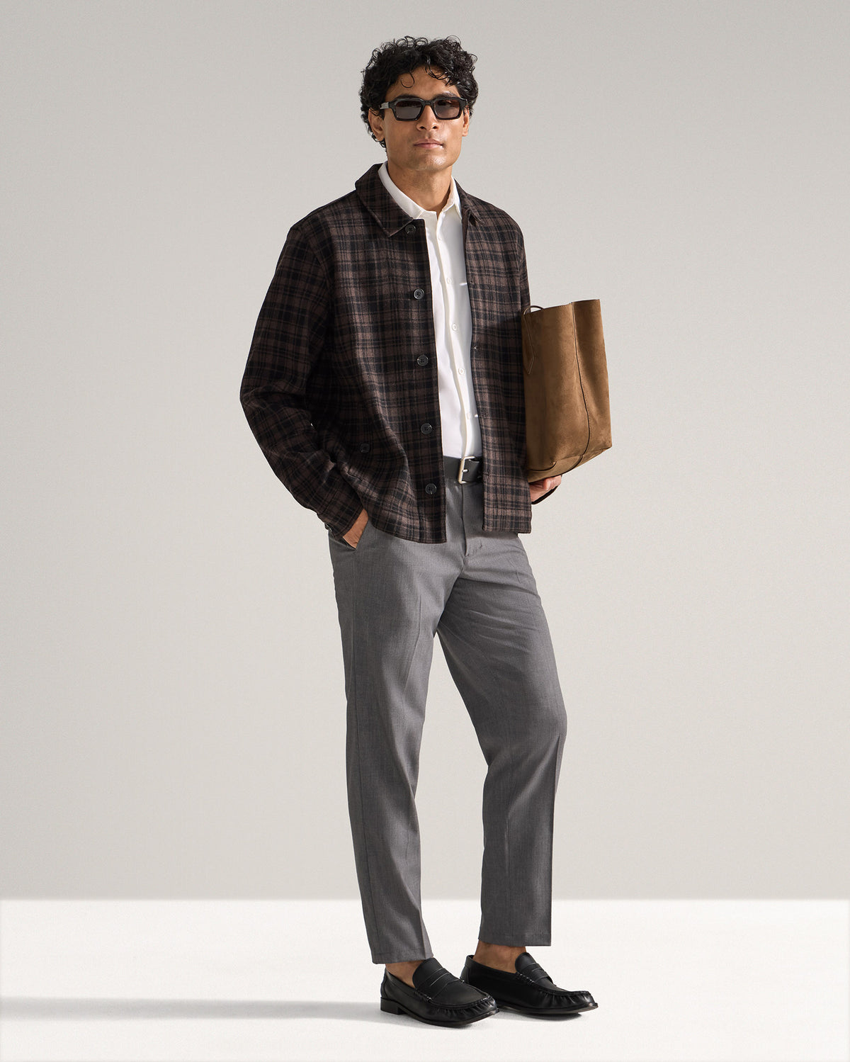 Charcoal-Hatchweave