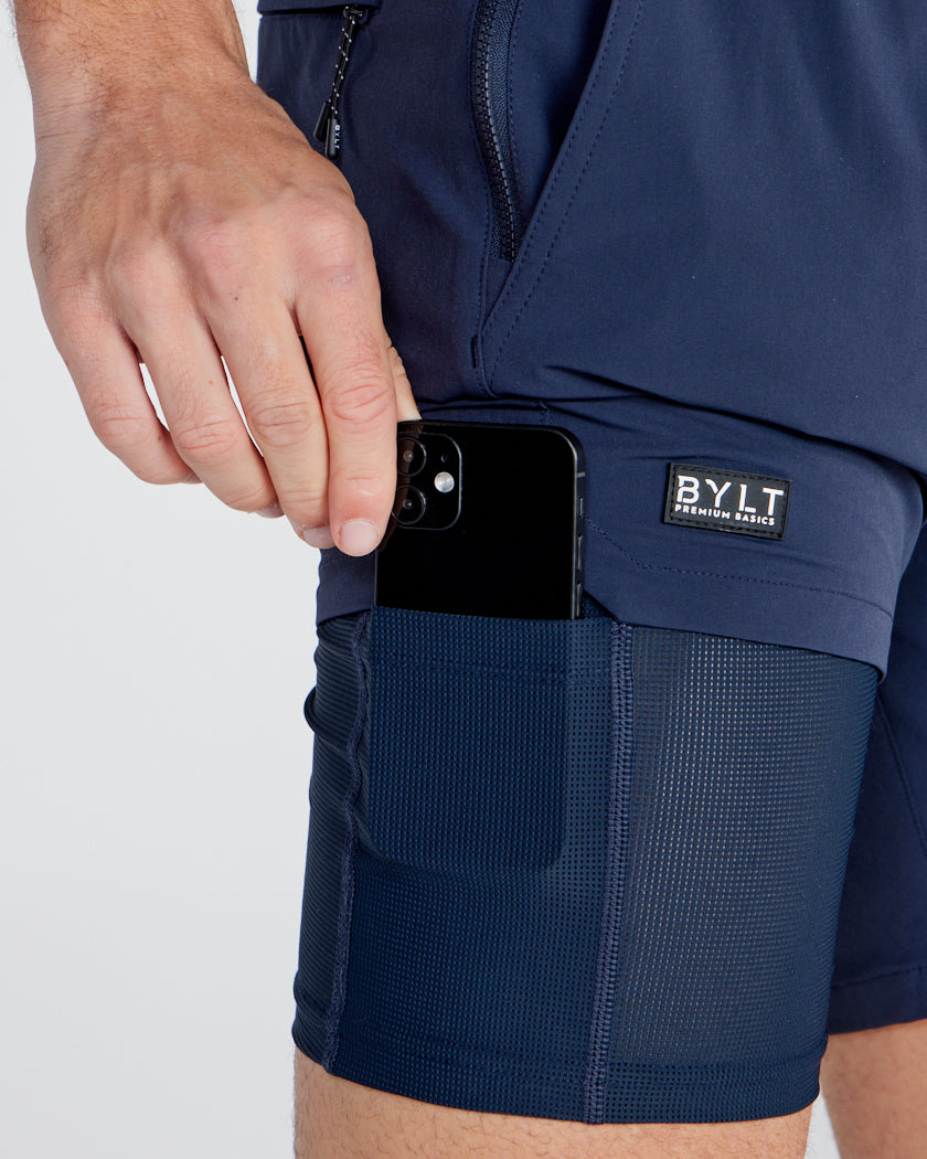 Navy [inseam - 7"]