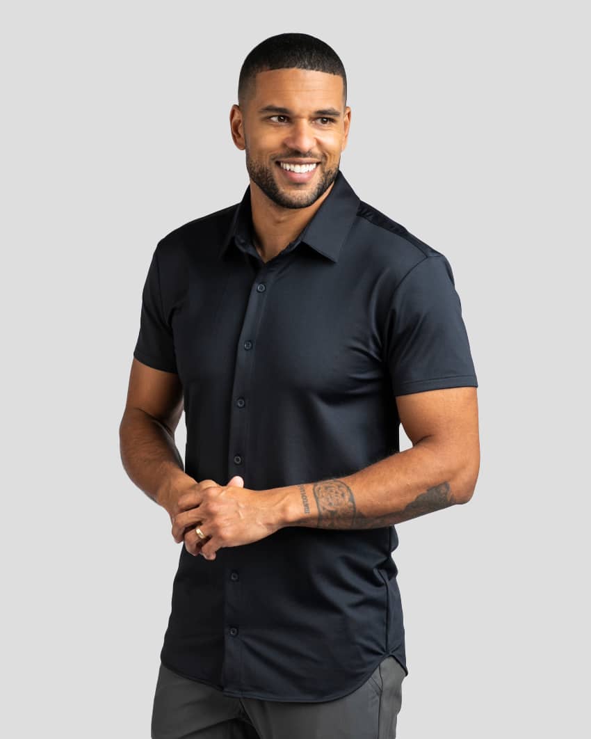Navy-Button-Down