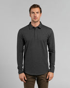 Drop-Cut Long Sleeve: LUX Polo Custom 3-pack